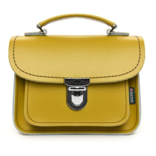 Luna Handmade Leather Bag - Yellow Ochre-0