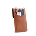 Handmade Leather Mobile Phone Pouch Plus - Chestnut-1