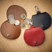 Mini saddle bag coin purse charm - Dark Brown-1