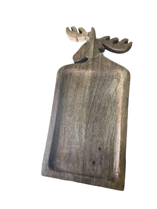 Wooden Deer Chopping Board, 42cm - Love Thy Bargains