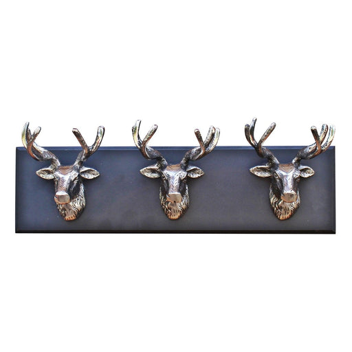 Wall Hanging Triple Stag Head Ornament - Love Thy Bargains