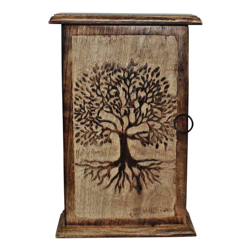 Tree of Life Hand Carved Key Box - Love Thy Bargains