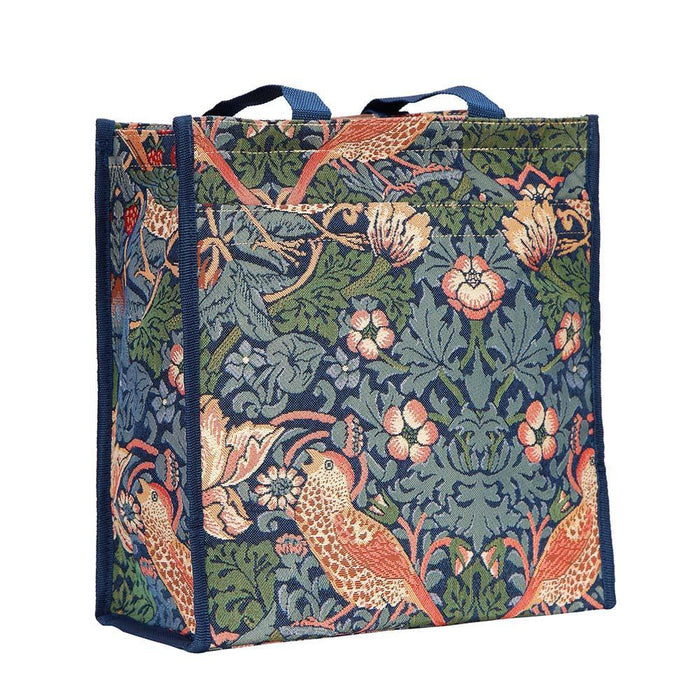 William Morris Strawberry Thief Blue - Shopper Bag - Love Thy Bargains