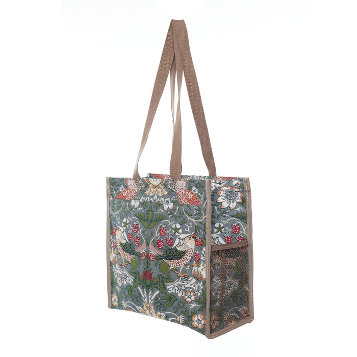 V&A Licensed Strawberry Thief Grey - Shopper Bag - Love Thy Bargains