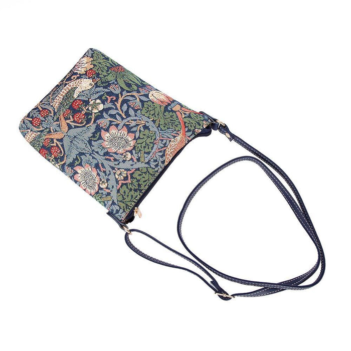 William Morris Strawberry Thief Blue - Sling Bag - Love Thy Bargains