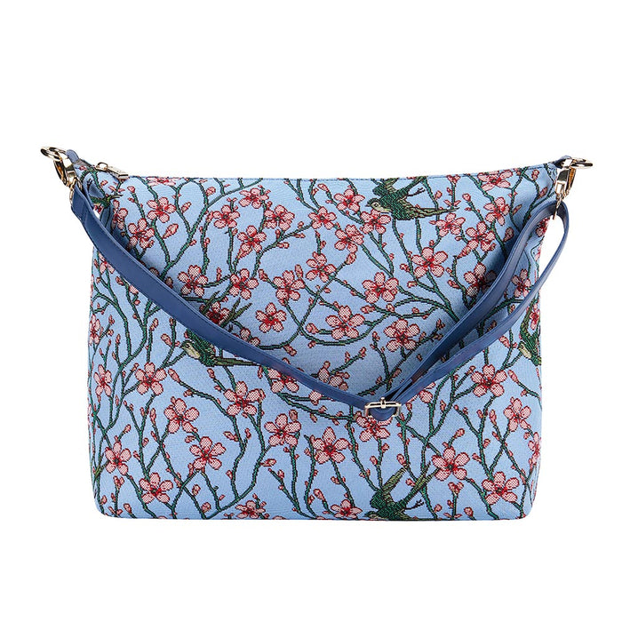 V&A Licensed Almond Blossom and Swallow - Slouch Bag-4