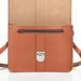 Leather Shoulder Bag - Burnt Orange-2