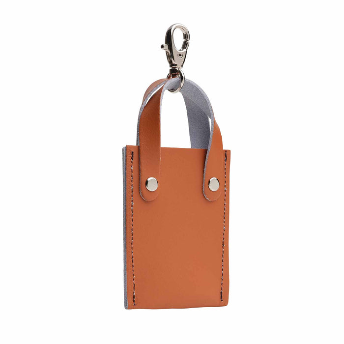 Mini tote bag charm - Burnt Orange-1