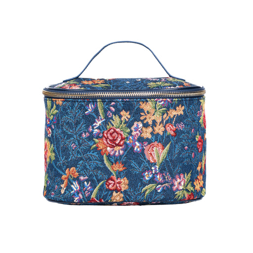 V&A Licensed Flower Meadow Blue - Toiletry Bag-0