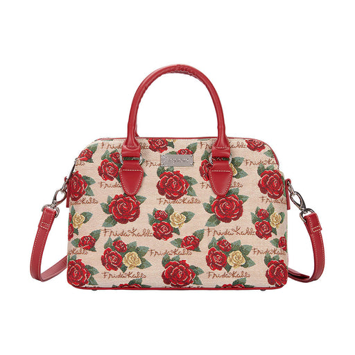 Frida Kahlo Rose - Triple Compartment Bag-0