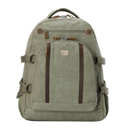 TRP0257 Troop London Classic Canvas Laptop Backpack - Large-12