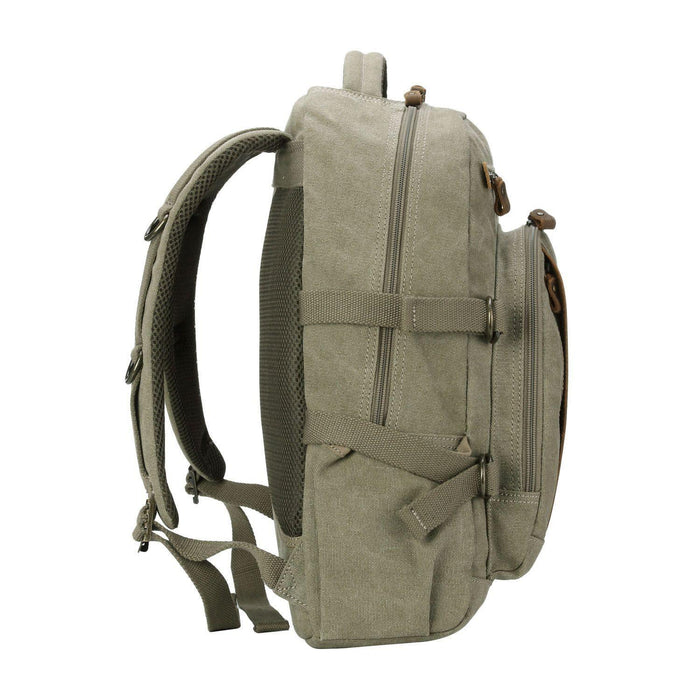 TRP0257 Troop London Classic Canvas Laptop Backpack - Large-14