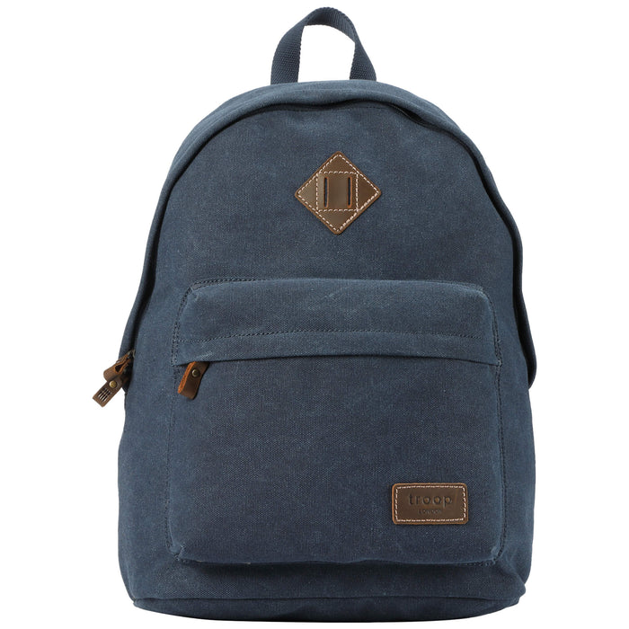 TRP0384 Troop London Heritage Canvas Backpack, Casual Daypack-19