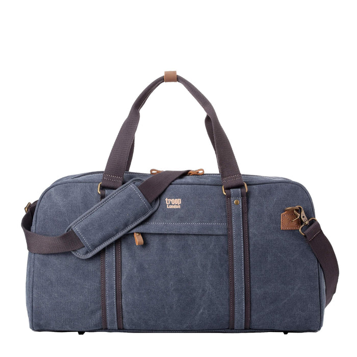 TRP0389 Troop London Classic Canvas Travel Duffel Bag, Large Holdall-12