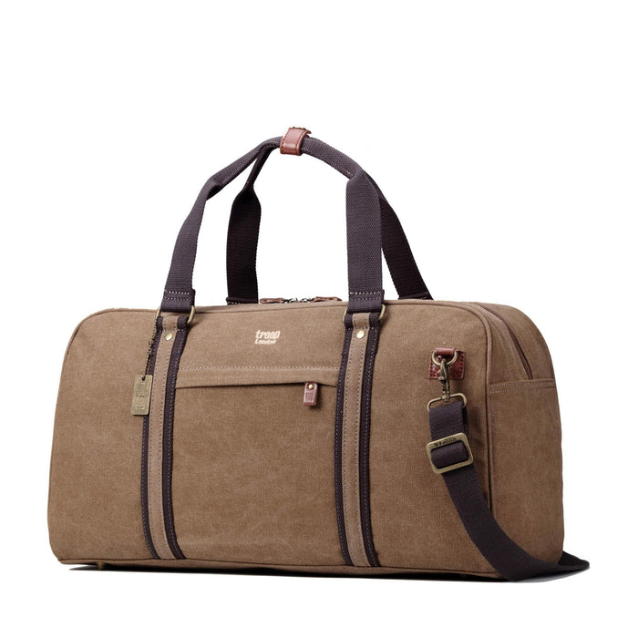 TRP0389 Troop London Classic Canvas Travel Duffel Bag, Large Holdall-1