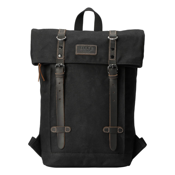 TRP0425S Troop London Heritage Small Canvas Backpack-1