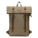 TRP0425 Troop London Heritage Canvas 15" Laptop Backpack, Smart Casual Daypack with Foldable Top-44