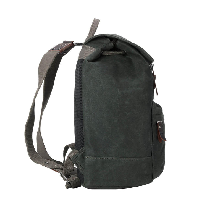 TRP0442 Troop London Heritage Canvas Laptop Backpack, Smart Casual Daypack, Tablet Friendly Backpack-19