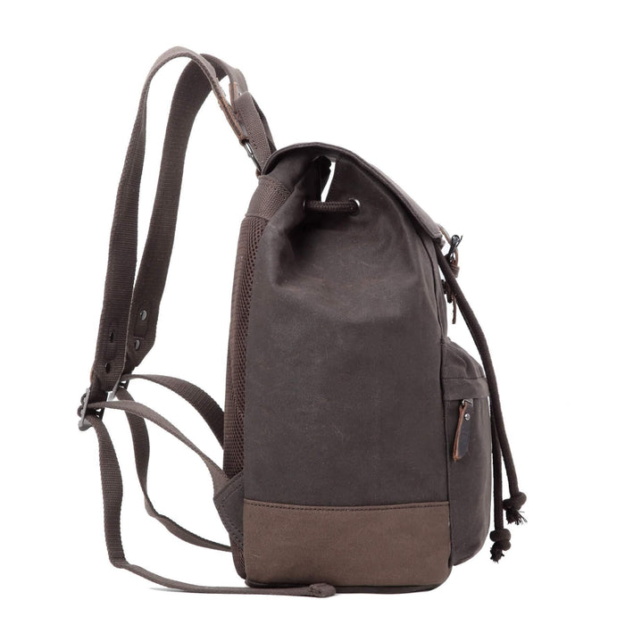 TRP0442 Troop London Heritage Canvas Laptop Backpack, Smart Casual Daypack, Tablet Friendly Backpack-9