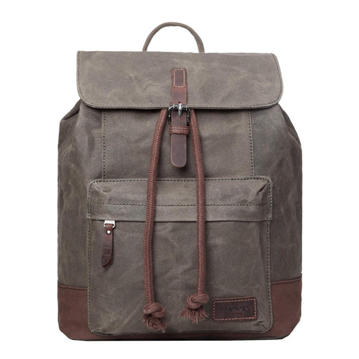 TRP0442 Troop London Heritage Canvas Laptop Backpack, Smart Casual Daypack, Tablet Friendly Backpack-12