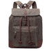 TRP0442 Troop London Heritage Canvas Laptop Backpack, Smart Casual Daypack, Tablet Friendly Backpack-14