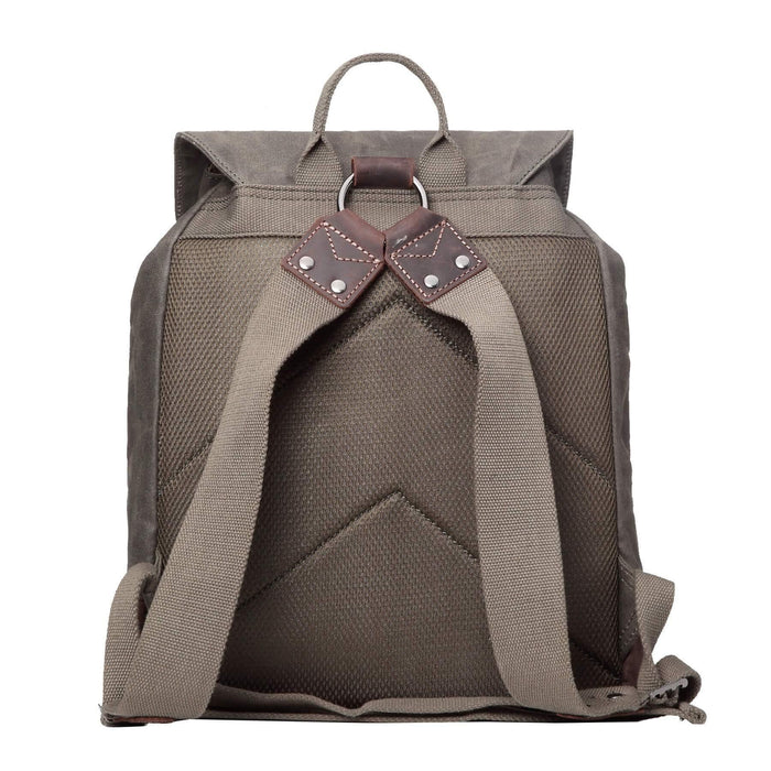 TRP0442 Troop London Heritage Canvas Laptop Backpack, Smart Casual Daypack, Tablet Friendly Backpack-15