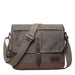 TRP0443 Troop London Heritage Canvas Leather Messenger Bag, Travel Bag, Tablet Friendly-9