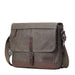 TRP0443 Troop London Heritage Canvas Leather Messenger Bag, Travel Bag, Tablet Friendly-10