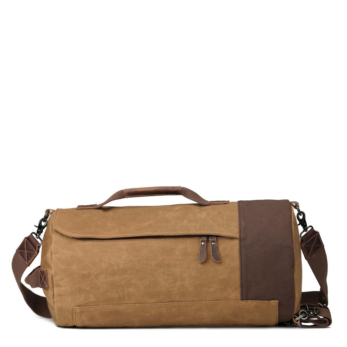 TRP0444 Troop London Heritage Canvas Duffel Backpack-3