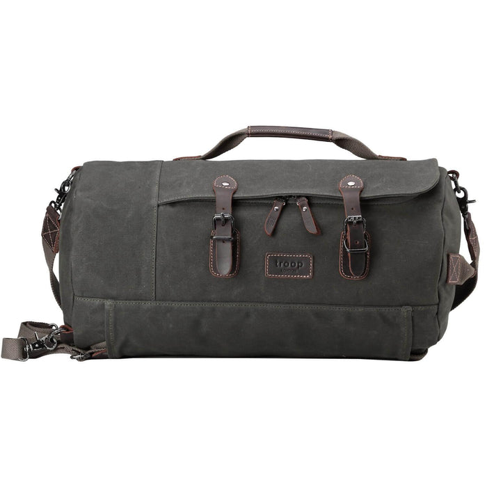 TRP0444 Troop London Heritage Canvas Duffel Backpack-7