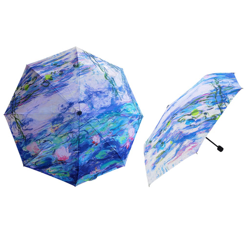 Claude Monet Water Lily - Art Folding Umbrella-0