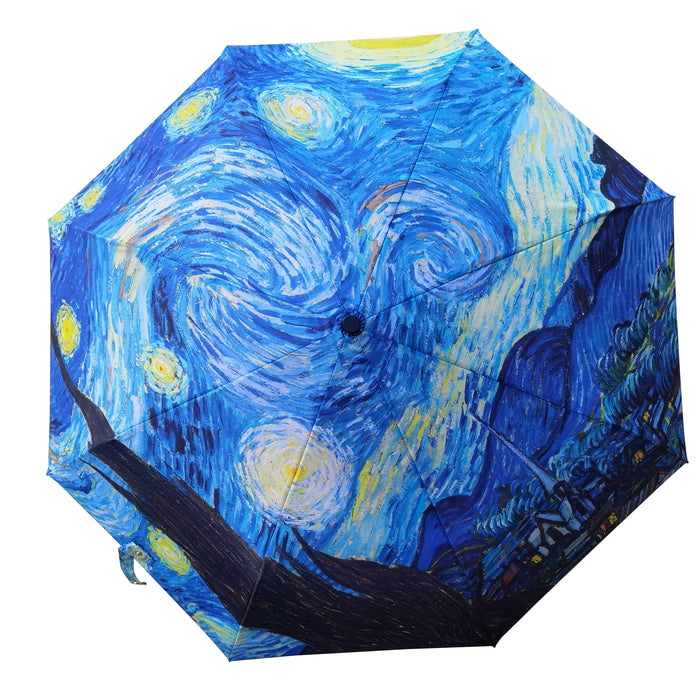 Van Gogh Starry Night - Art Folding Umbrella-1