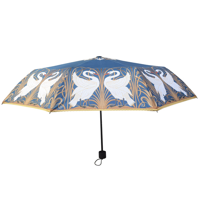 Walter Crane Swan - Art Folding Umbrella-2