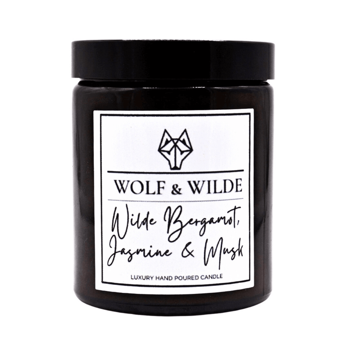 Wilde Bergamot, Jasmine & Musk Luxury Aromatherapy Scented Candle-2