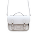 Leather Midi Satchel - White-1