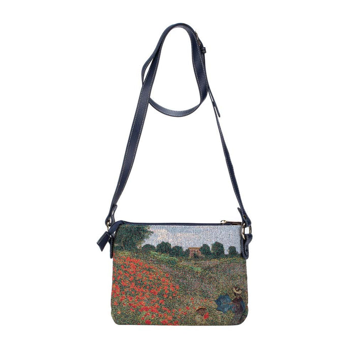 Claude Monet Poppy Field - Cross Body Bag-3