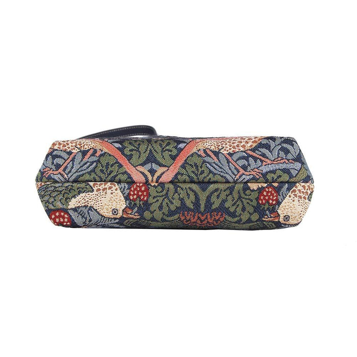 William Morris Strawberry Thief Blue - Cross Body Bag-3