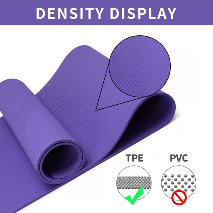 Yoga-1 - Kono Tpe Non-slip Classic Yoga Mat - Purple