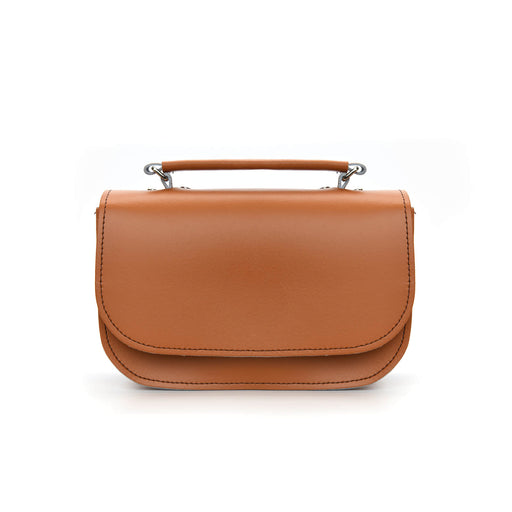 Aura Handmade Leather Bag - Burnt Orange-0