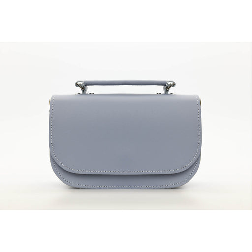 Aura Handmade Leather Bag - Lilac Grey-0