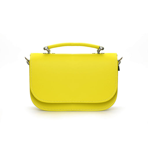 Aura Handmade Leather Bag - Daffodil Yellow-0