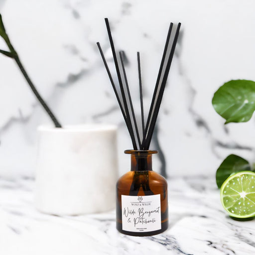 Bergamot & Patchouli 120ml Reed Diffuser With 8 Reeds-0