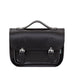 Leather Midi Satchel - Black - Love Thy Bargains