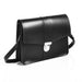 Leather Shoulder Bag - Black-1
