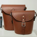 Handmade Leather Barrel Bag - Chestnut-3