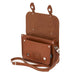 Leather Midi Satchel - Chestnut-2