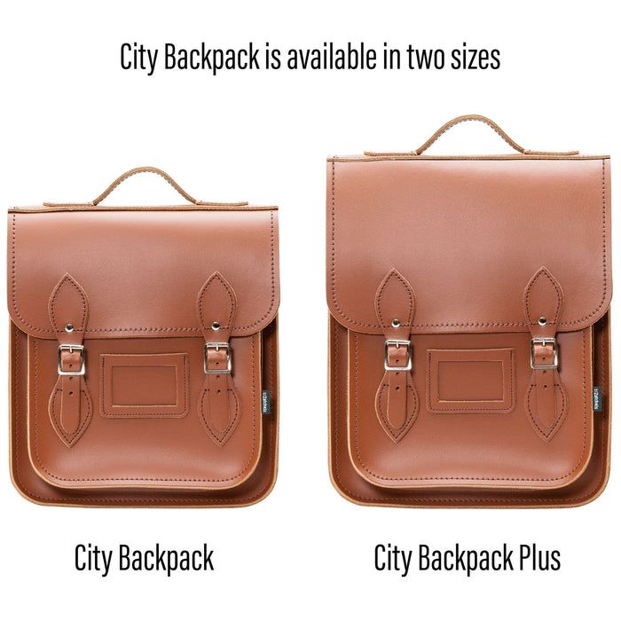 Handmade Leather City Backpack - Chestnut-6
