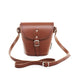 Handmade Leather Barrel Bag - Chestnut-0