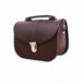 Olympia Handmade Leather Bag - Dark Brown-1