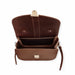 Olympia Handmade Leather Bag - Dark Brown-4